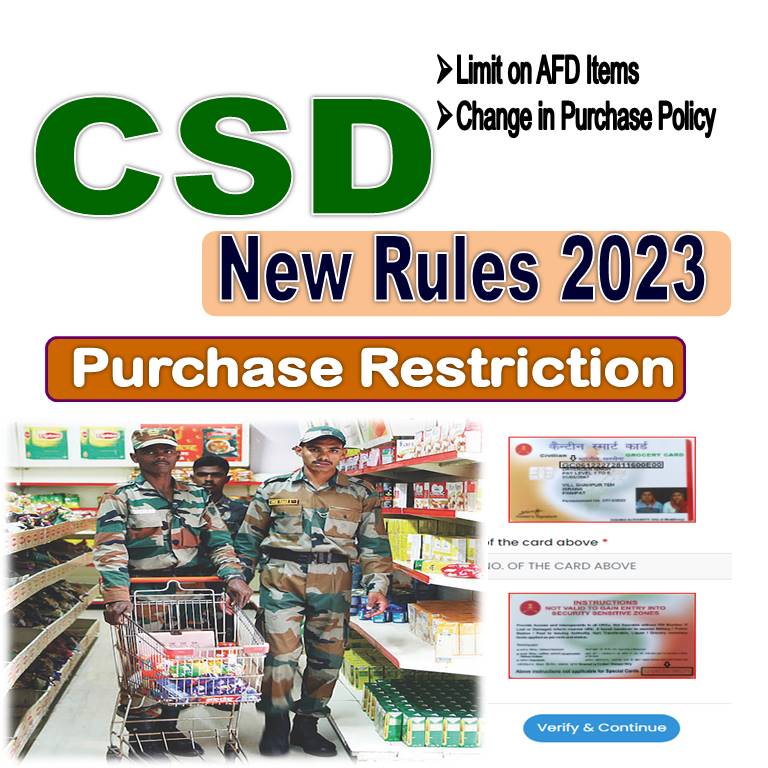 CSD New Purchase policy