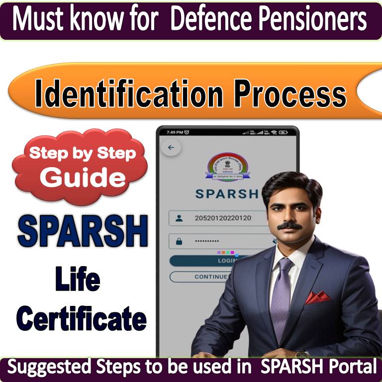 How do I complete SPARSH Identification | Life Certificate through SPARSH