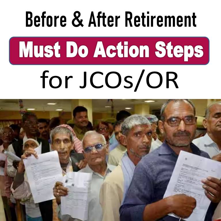 After Retirement and Before Retirement Must Do Action Steps for JCOs/OR