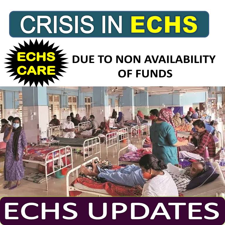 CRISIS IN THE ECHS DUE TO NON AVAILABILITY OF FUNDS