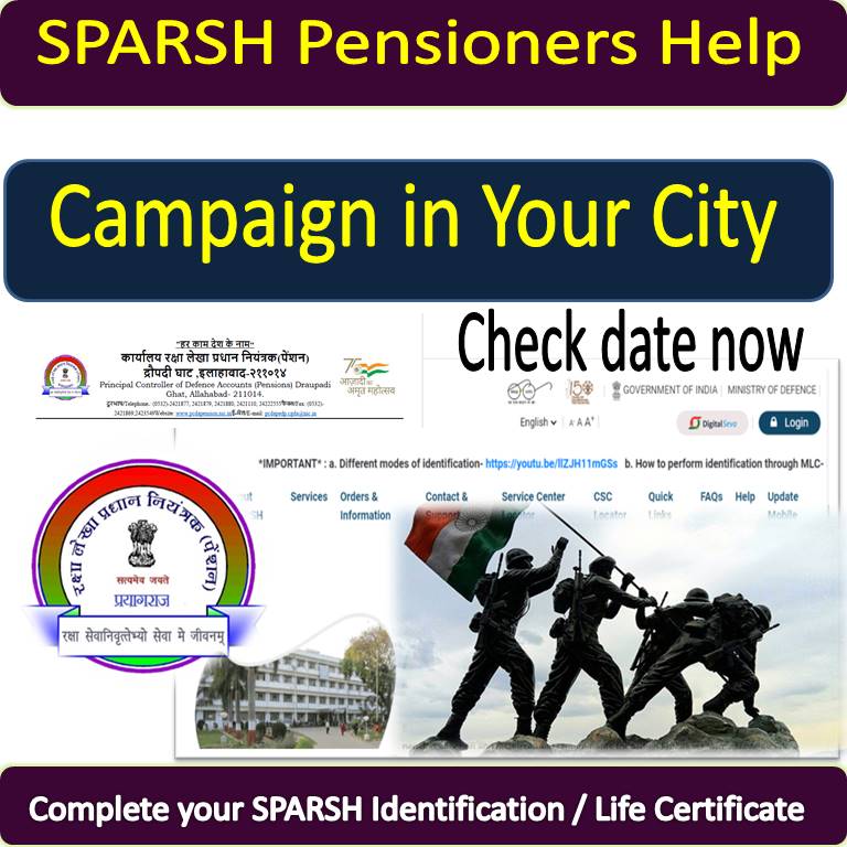 SPARSH Pensioners Help Campaign in Your City