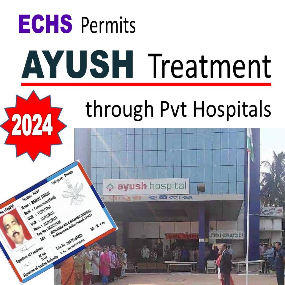ECHS Extends AYUSH Treatment through Pvt Hospitals : Detailed Info