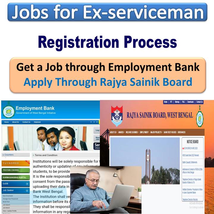 Ex Servicemen Registration Process in WB Govt Employment Bank: Get a Sarkari Naukri