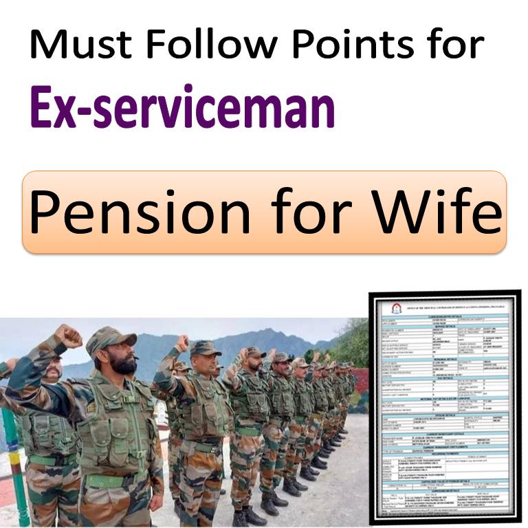 Exservicemen Must Follow Points for Pension to Wife