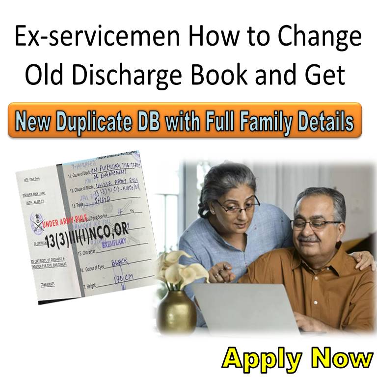 Exservicemen How to Change Old Discharge Book and Get a New Duplicate DB