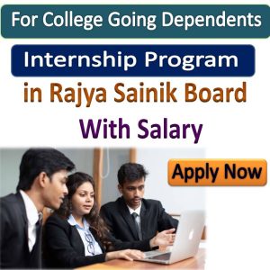rajya sainik board internship program