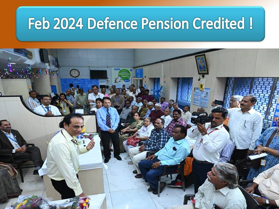 Feb 2024 Pension for Defence Credited