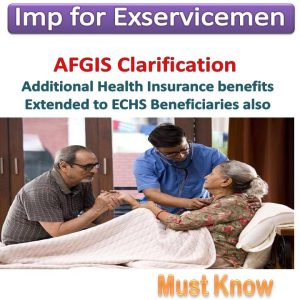 For Exservicemen AFGIS Clarification by MoD Authority