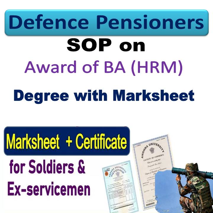BA hrm degree with certificate
