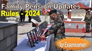 family pension updated rules for army