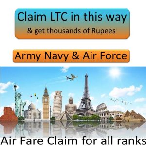 LTC claim rules for army navy air force