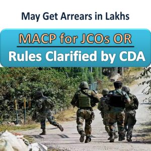 MACP for JCOs OR : Rules Clarified by CDA