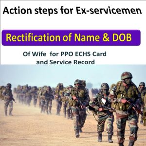 exserviceman change of name and DOB