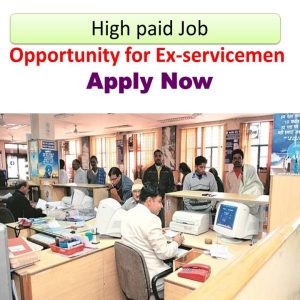 high paid job for exservicemen