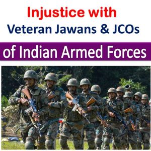 injustice with jawans