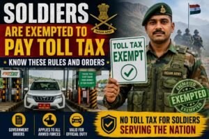 SOLDIERS TOLL TAX EXEMPTED