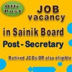 vacancy for jcos or in sainik board