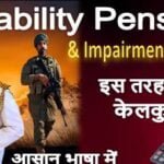 disability pension impairment relief calculation