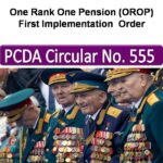 PCDA Circular No. 666 Regarding Implementation Of One Rank One Pension ...