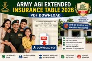 Army AGI Extended Insurance Table PDF