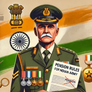 army pension rules at a glance english