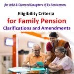Eligibility of Divorced Daughters for Family Pension: Clarifications and Amendments