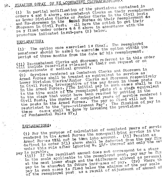 Fixation of Pay for Ex-Servicemen Reemployed in the Postal Department 3 image 6