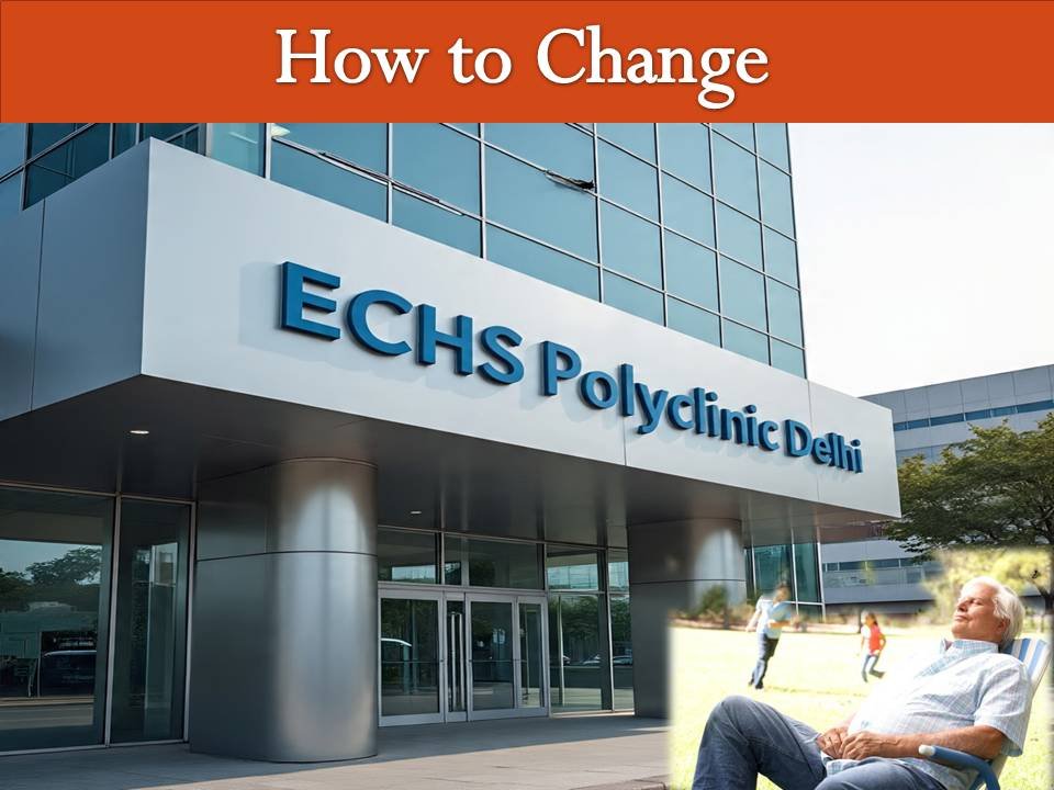 how to change echs polyclinik