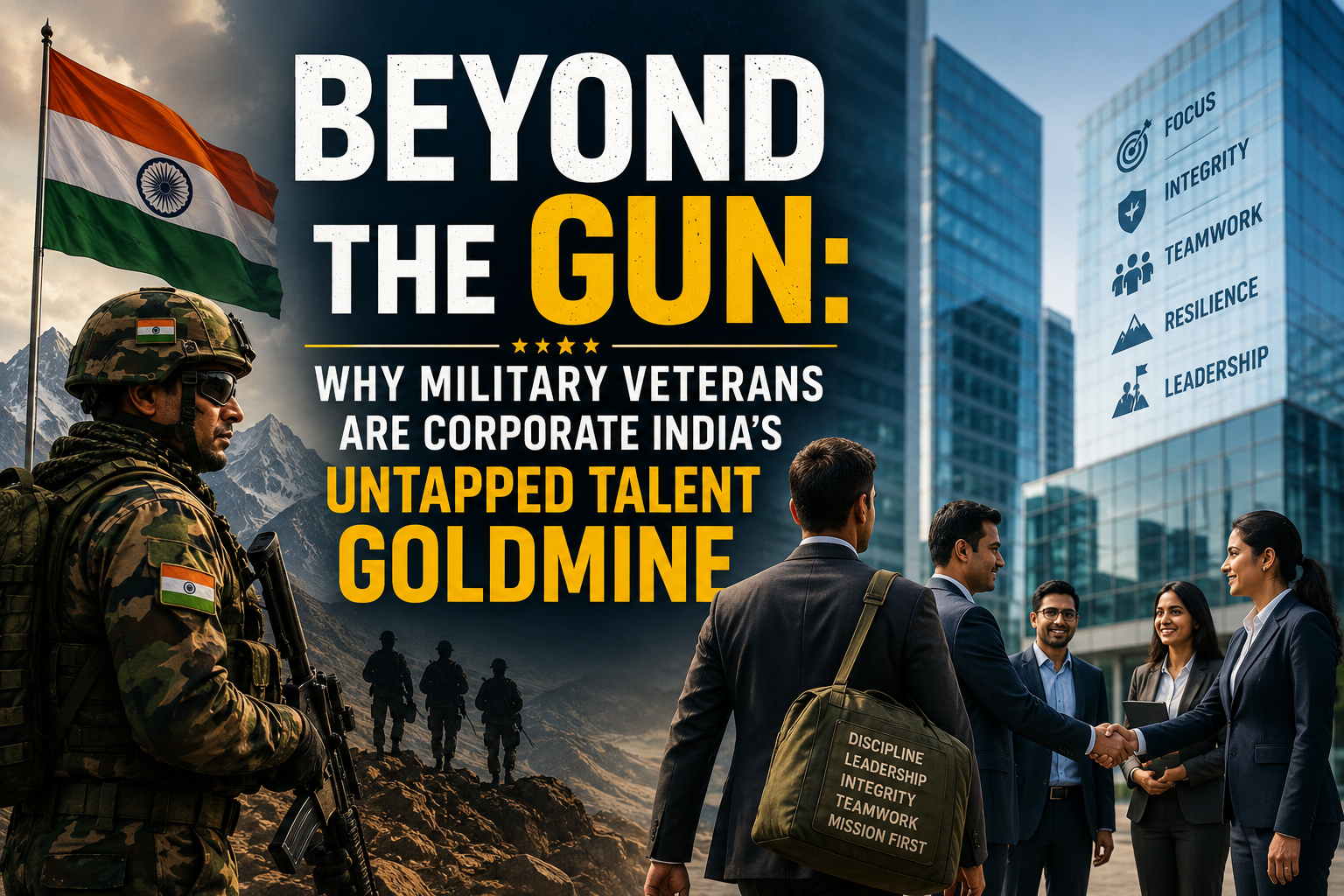 Beyond the Gun: Why Military Veterans Are Corporate India’s Untapped Talent Goldmine