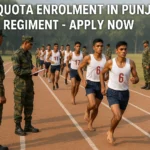 UHQ Quota Enrolment in Punjab Regt