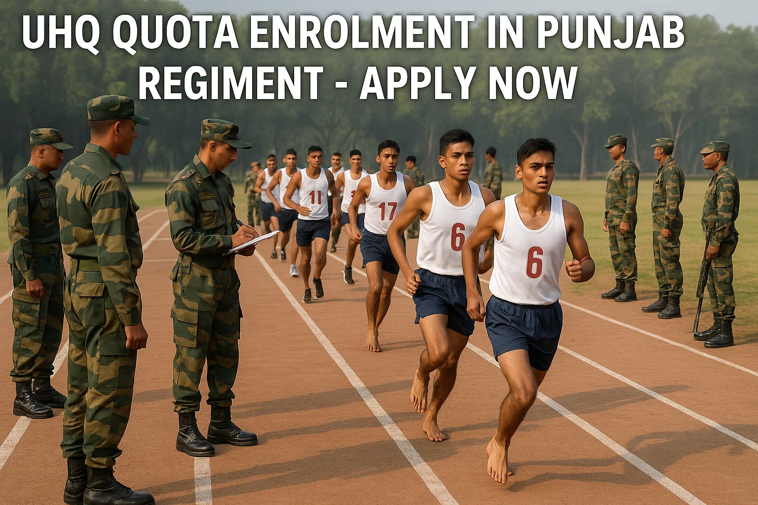 UHQ Quota Enrolment in Punjab Regt