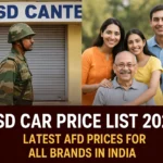 CSD Car Price List 2025 – Latest AFD Prices for All Brands in India