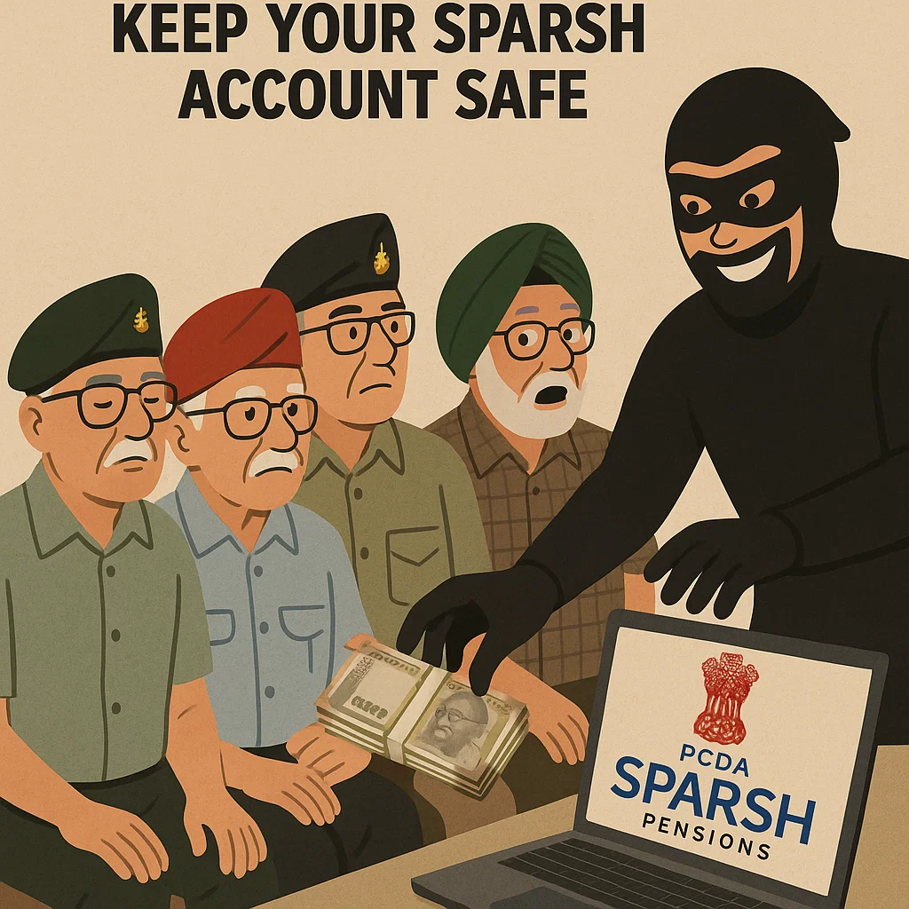 Safety Tips of SPARSH Portal : Safeguarding the Rights of Defence Pensioners