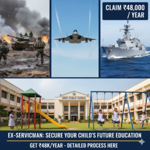 exserviceman apply for 48 K per year education grant