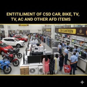 entitlement of CSD items for all ranks