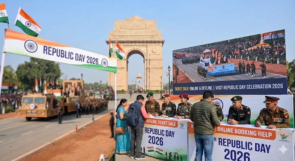 Visit Republic Day Celebration 2026 in Delhi : Online and Offline Sale of Tickets