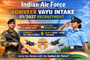 Indian Air Force Agniveer Vayu Intake 01/2027 Recruitment 1 agniveer vayu srecruitment 2026