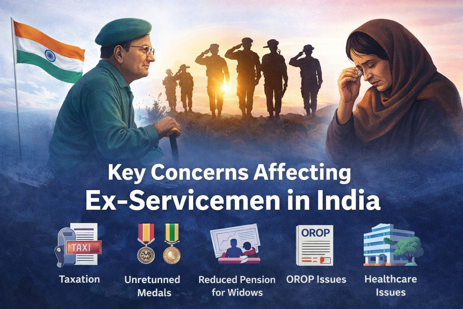 Policy Demands Concerning Ex-Servicemen Welfare in India : Require Immediate Attention