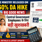 60% DA Hike Finance Ministry OM