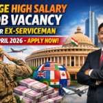 High Salary Job Vacancy for Ex-Servicemen in April 2026: Apply Now