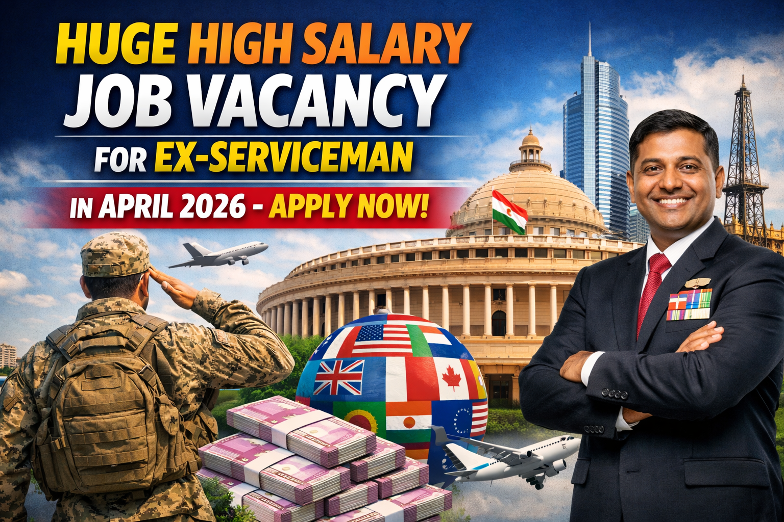 High Salary Job Vacancy for Ex-Servicemen in April 2026: Apply Now