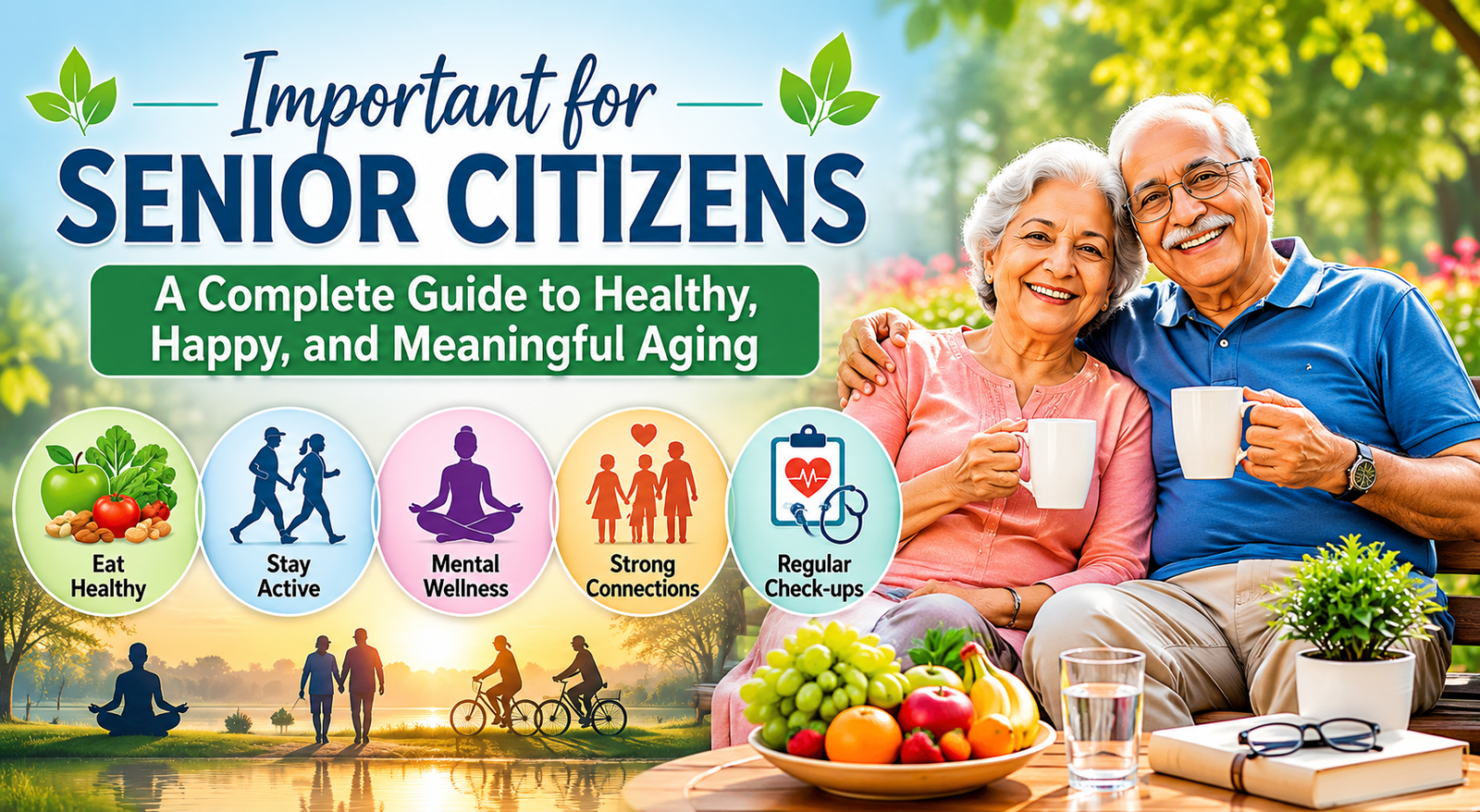 Important for Senior Citizens : A Complete Guide to Healthy, Happy, and Meaningful Aging