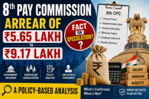 8th Pay Commission Arrear of ₹5.65 Lakh to ₹9.17 Lakh: Fact or Speculation? A Policy-Based Analysis of Viral Claims
