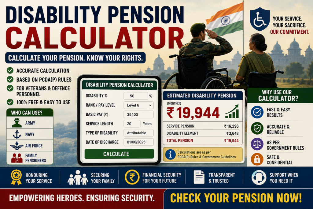 disability pension calculator