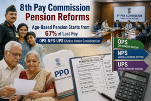 8th Pay Commission Pension Reforms: Age-Based Pension Starts from 67% of Last Pay