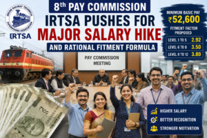 8th Pay Commission: Railway Employees’ Body IRTSA Pushes for Major Salary Hike and Rational Fitment Formula