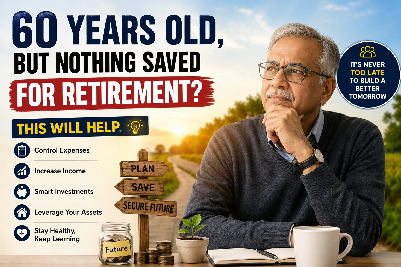 60 Years Old with No Retirement Savings? 10 Smart Steps to Build Financial Security Before Retirement