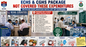 ECHS & CGHS Package Not Covered these Expenditures : Detailed Explanation with List of Expenses