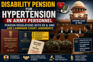 Disability Pension for Hypertension in Army Personnel