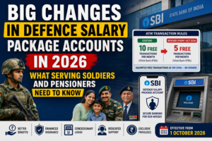 Big Changes in Defence Salary Package Accounts in 2026 : What Serving Soldiers and Pensioners Need to Know